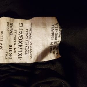 Duckies black scrub women's plus size 4x pants